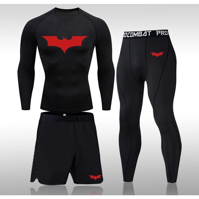 Sportswear Suits Gym Tights Training Men's Sportswear Suits Gym Tights Sets — Legging femme
