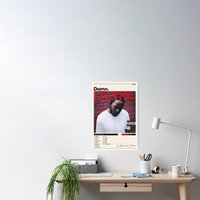 Kendrick Lamar Poster, Damn Poster, Kendrick Lamar Damn Tracklist — Affiches et impressions