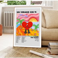 Un Verano Sin Ti Bad Bunny Poster — Posters & Prints