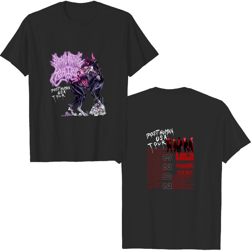 Bring Me The Horizon Post Human Usa Tour 2023 Shirt — T-shirts pour hommes