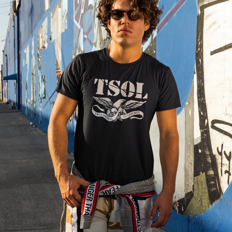 True Sounds Of Liberty T Shirt, Tsol, Punk Rock Band — T-shirts pour hommes