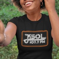 Ksol 107.7 Fm Radio T-shirt, Bay Area Radio, Vintage Style