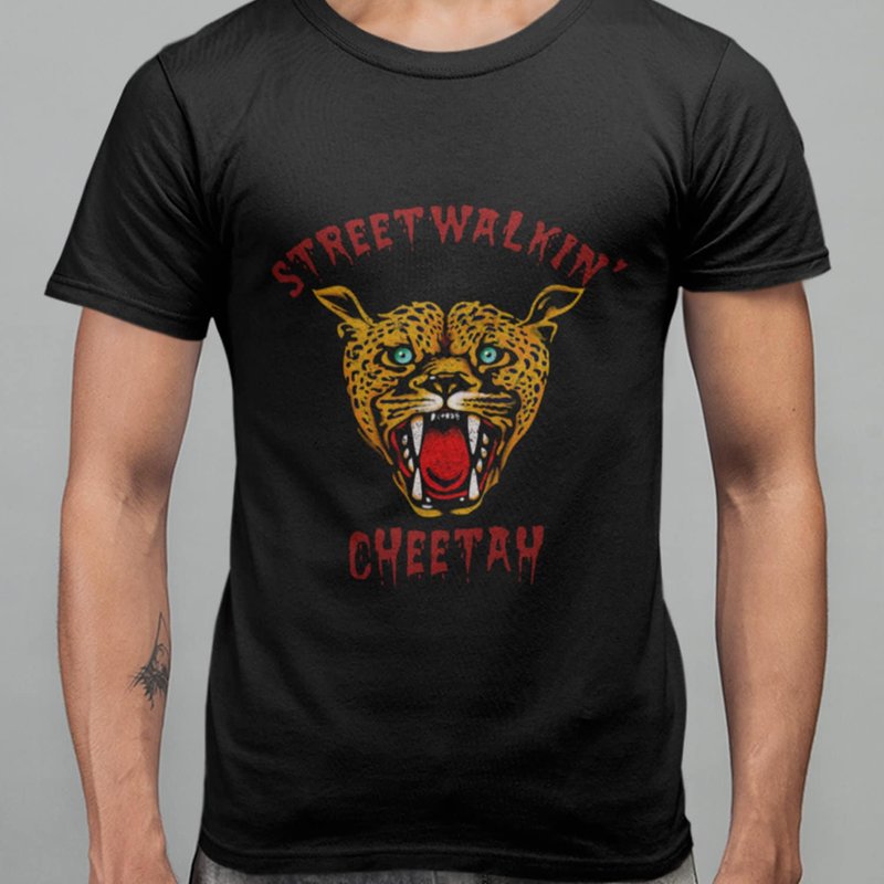 Streetwalkin' Cheetah Unisex T Shirt — T-shirts pour hommes
