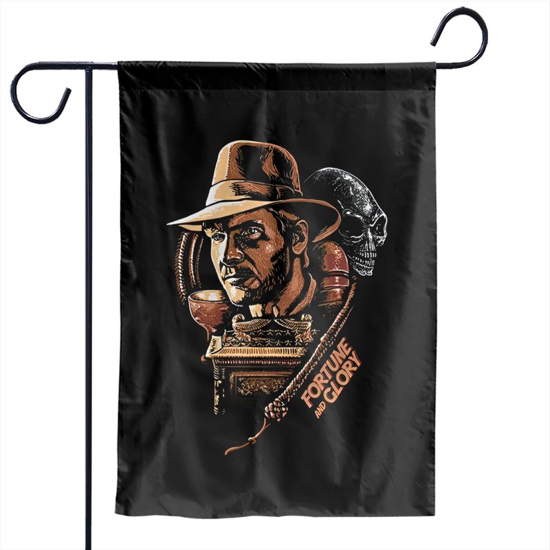 Indiana Jones Fortune And Glory Garden Flags — Drapeaux décoratifs