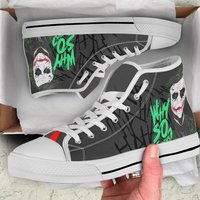 Joker Fans Unofficial High Top Shoes, Custom Unisex Kids And Adult Shoes — Mens Casual Shoes