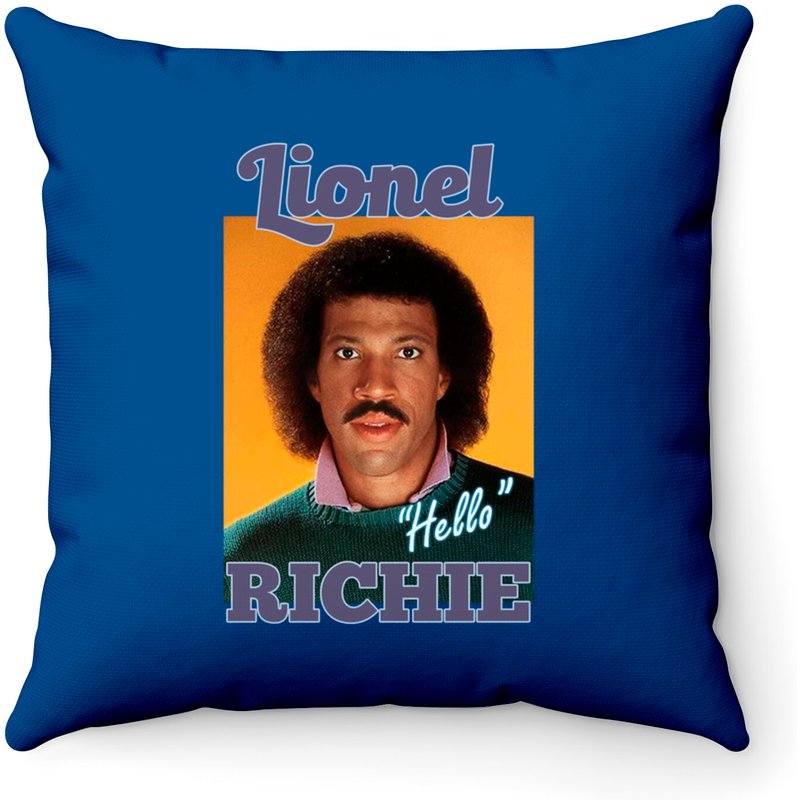 Lionel Richie Hello Throw Pillows
