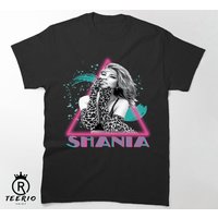 Shania Twain Throwback Neon Tee T-shirt