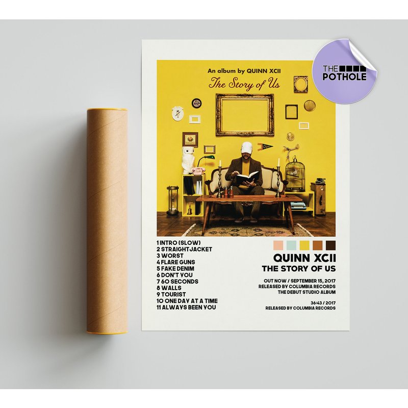 Quinn Xcii Posters, The Story Of Us Poster — Affiches et impressions