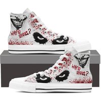 Joker High Top Shoes, Custom Unisex Kids And Adult Shoes