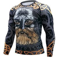 Viking Joggers Sets Men Running Sets Compression Sports Suits Tights Clothes Gym Fitness Sportswear
