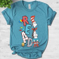 Teacher Shirt Reading Across America Reading Week Shirt