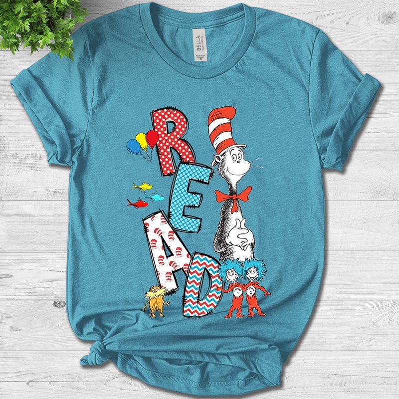 Teacher Shirt Reading Across America Reading Week Shirt — T-shirts pour hommes
