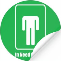 In Need Of Head Funny Stickers Stickers