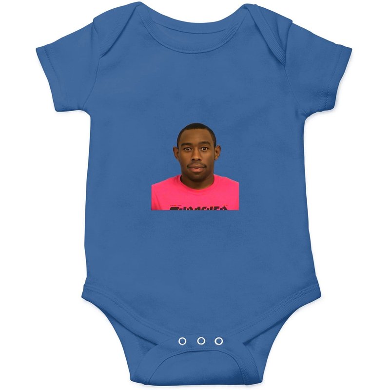 Tyler The Creator Mugshot Rap Hip Hop Onesies — Bodys bébé