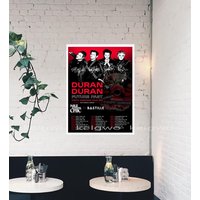 Duran Duran 2023 Tour Dates Poster