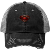 Superman Logo Unisex Trucker Hats | Man Of Steel Print Trucker Hat — Casquette de baseball