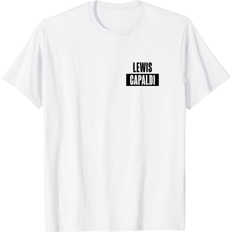 Lewis Capaldi – Stacked Logo Pocket T-shirt — T-shirts pour hommes