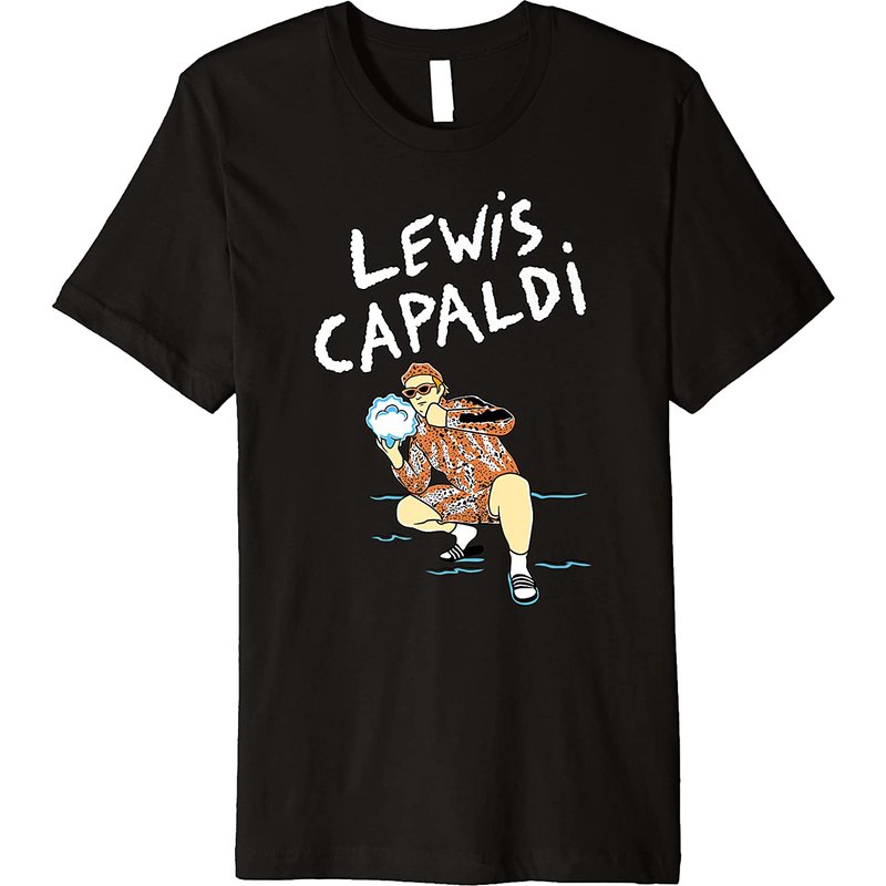 Lewis Capaldi – Snow Leopard T-shirt — T-shirts pour hommes