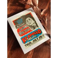 Vintage Music Poster Art - James Brown In New York — Affiches et impressions