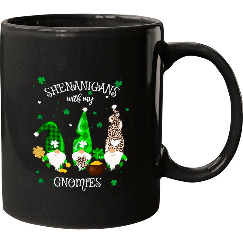 Shenanigans With My Gnomies St Patrick's Day Gnome Mugs — Mugs & Tumblers
