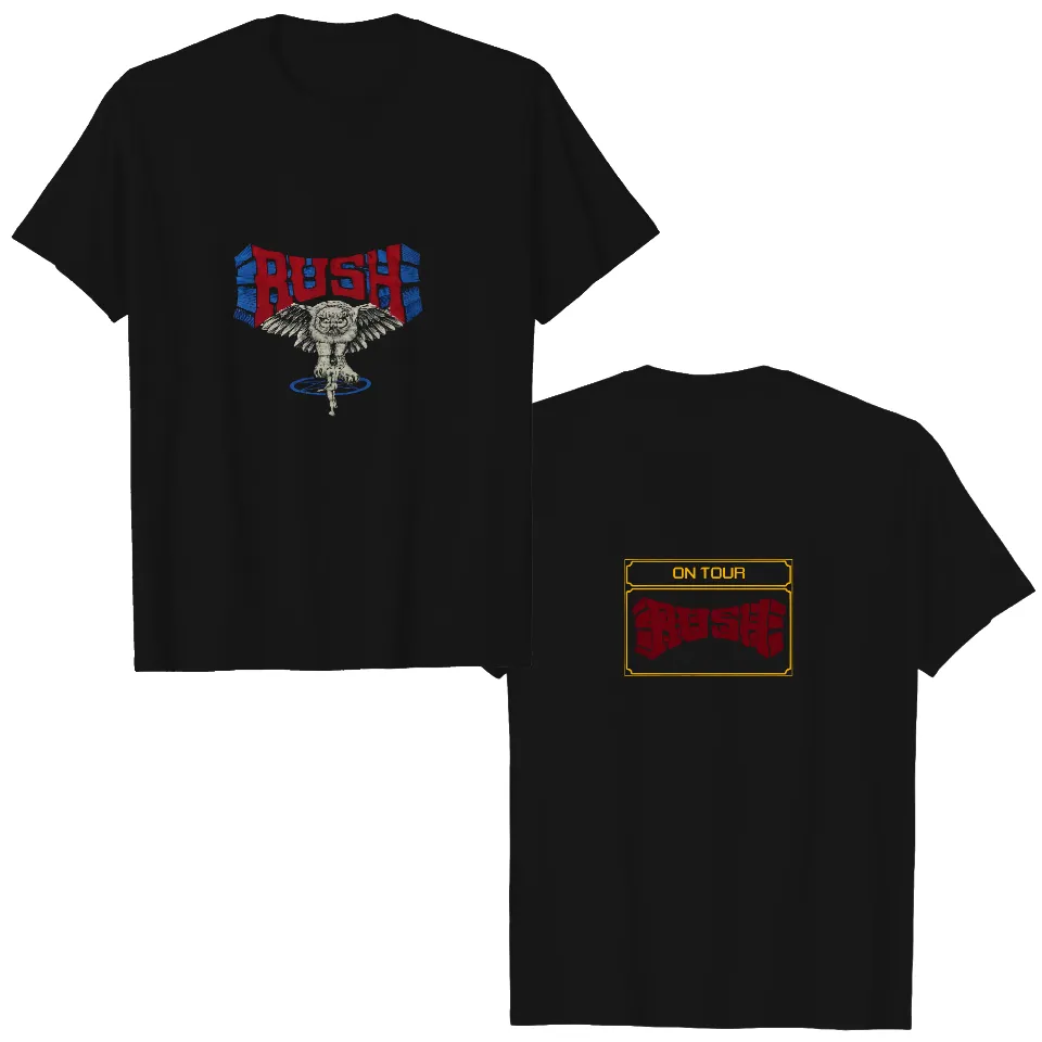 1970s Rush Tour Vintage Concert T-shirt — T-shirts pour hommes