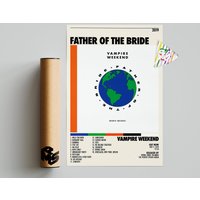 Vampire Weekend Poster | Father Of The Bride Poster — Posters & Prints