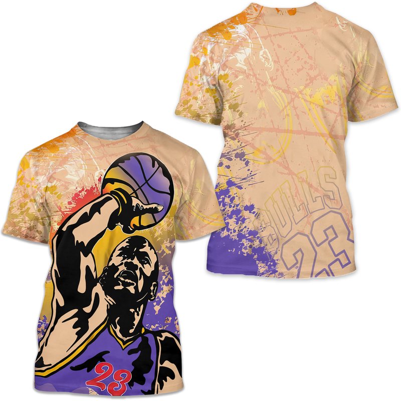 Basketball Superstar Sneaker Shirt Match Vachetta Tan 7s Tee — T-shirts pour hommes