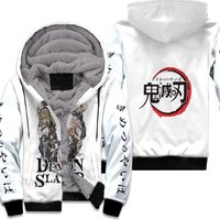 Anime Kimetsu No Yaiba Hashira And Kisatsutai Unisex Fleece Hoodie — Sweats à capuche pour hommes