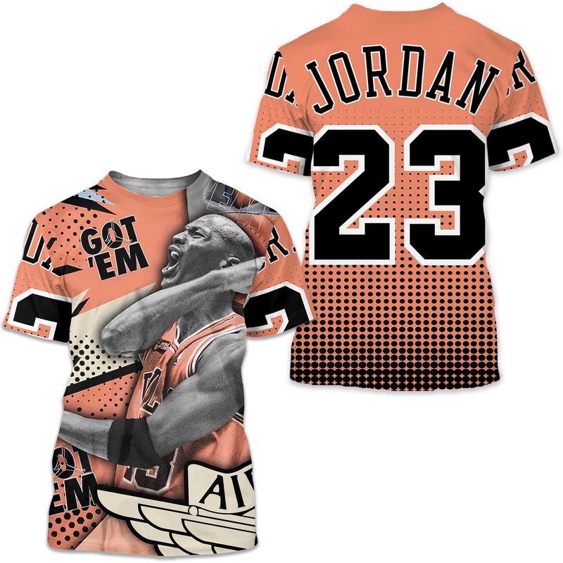 Goat Number 23 Unisex Sneaker Shirt Match Crimson Bliss 5s T-shirt — T-shirts pour hommes