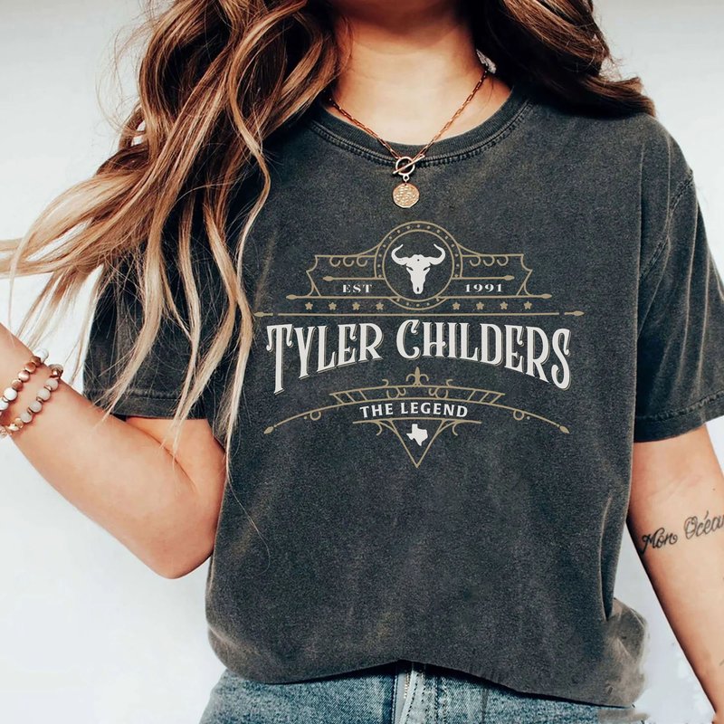 The Legend Tyler Childers 1991 T Shirt — T-shirts pour hommes