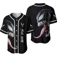 Venom Baseball Shirt, Horror Movie Shirt, Venom Shirts, Baseball Jersey Shirt