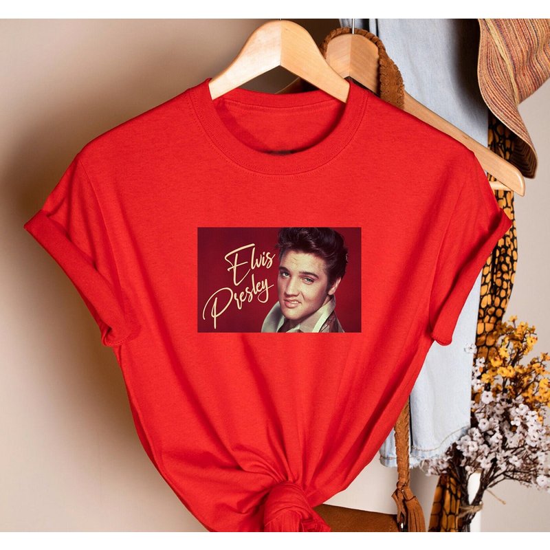 Elvis Presley Vintage Graphic Shirt — T-shirts pour hommes
