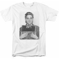 Elvis Presley Mug Shot Graphic Tee Shirt