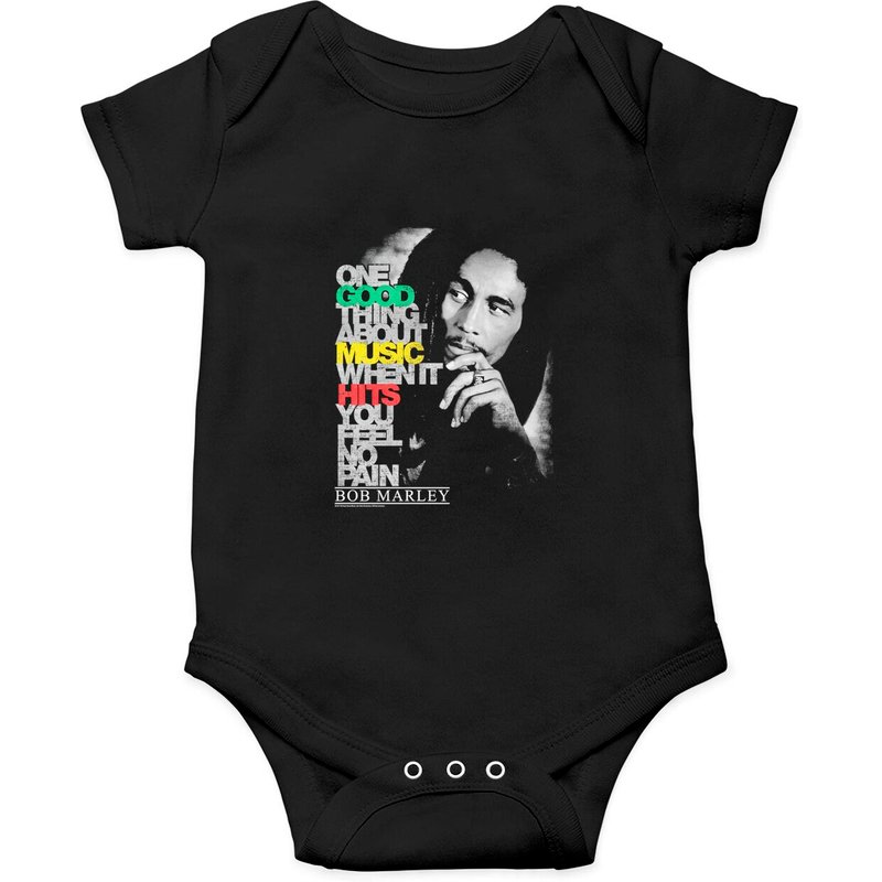 Bob Marley - Good Music Hits Adult Onesies — Bodys bébé