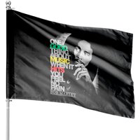 Bob Marley - Good Music Hits Adult House Flags — Decorative Flags