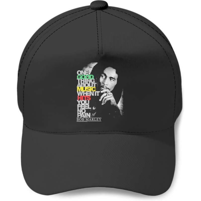 Bob Marley - Good Music Hits Adult Baseball Caps — Casquette de baseball
