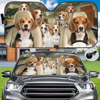 Beagle Auto Sunshade Gift