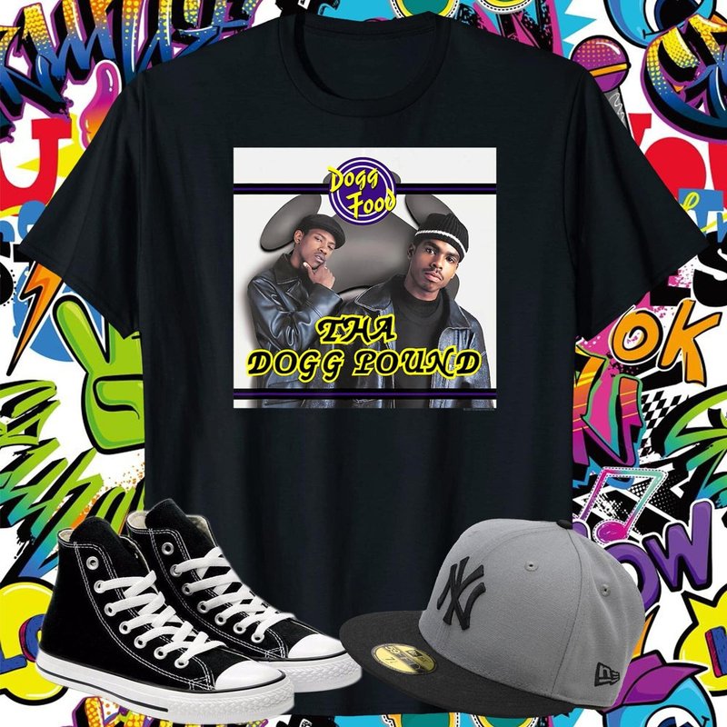 Death Row Records Dogg Food Album Cover T-shirt