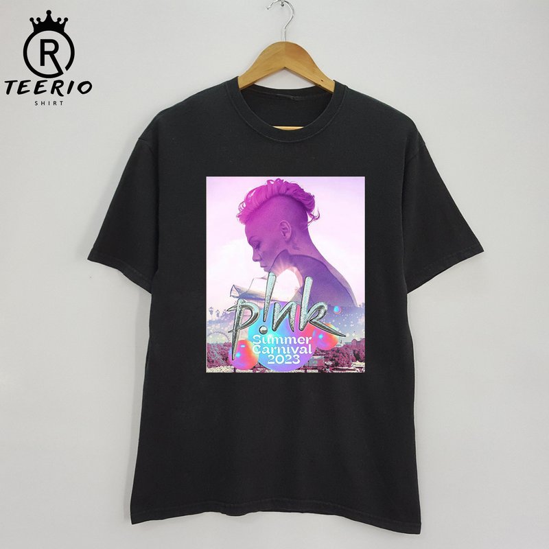 P!nk Summer Carnival 2023 Shirt, Vintage Alecia Moore T-shirt — T-shirts pour hommes