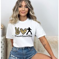 Peace Love Elvis Graphic Shirt