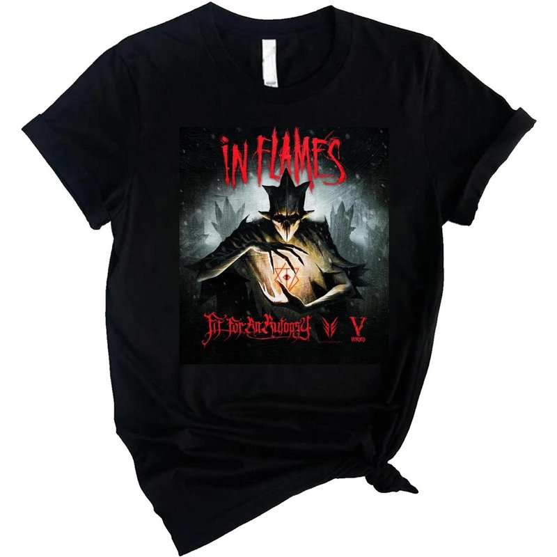 In Flames - Tour 2022 Music T Shirt — T-shirts pour hommes