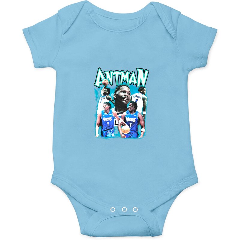 Anthony Edwards Onesies Classic Vintage Bootleg Onesies — Bodys bébé
