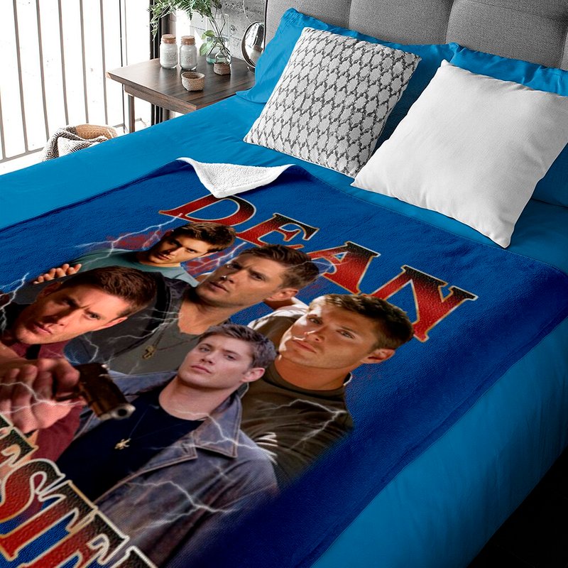 Vintage Dean Winchester Baby Blankets — Couvertures pour bébé