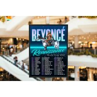Beyonce 2023 Renaissance World Tour Poster