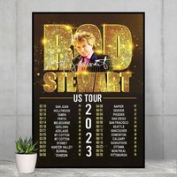 Rod Stewart The Hits Tour 2023 Poster — Posters & Prints