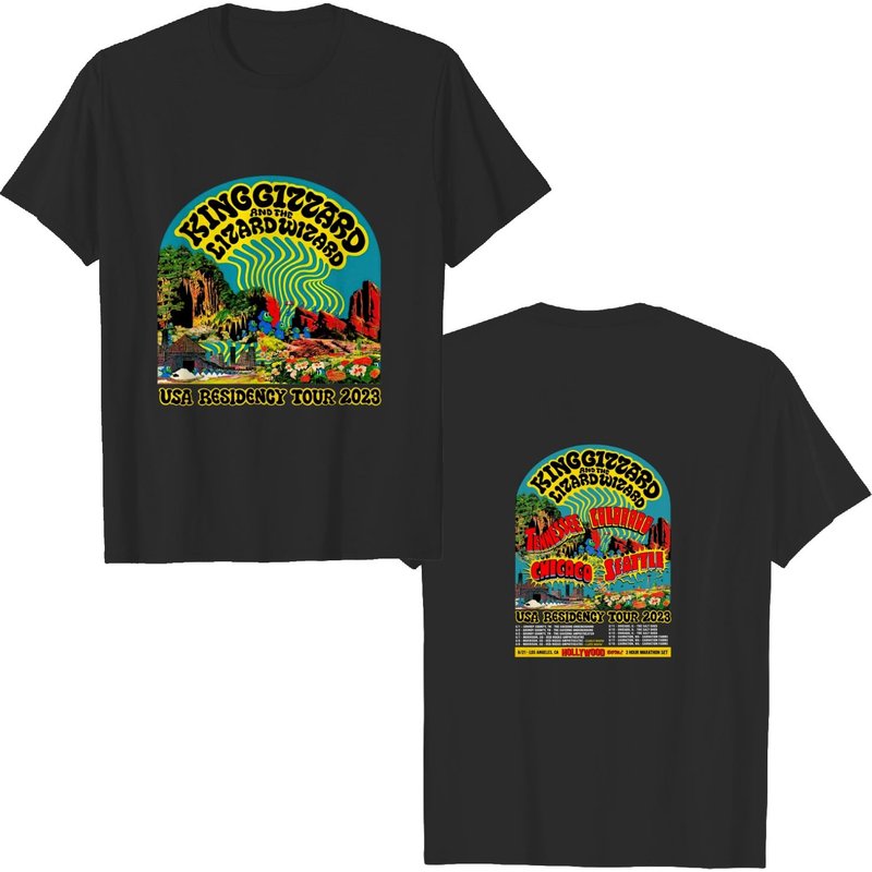 King Gizzard Tour 2023 Shirt — T-shirts pour hommes