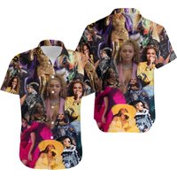 Beyonce 90s Vintage Hawaii Tshirt — Mens Casual Shirts