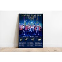 Mercury Imagine Dragons Macklemore-kings-elliot Tour Poster — Posters & Prints
