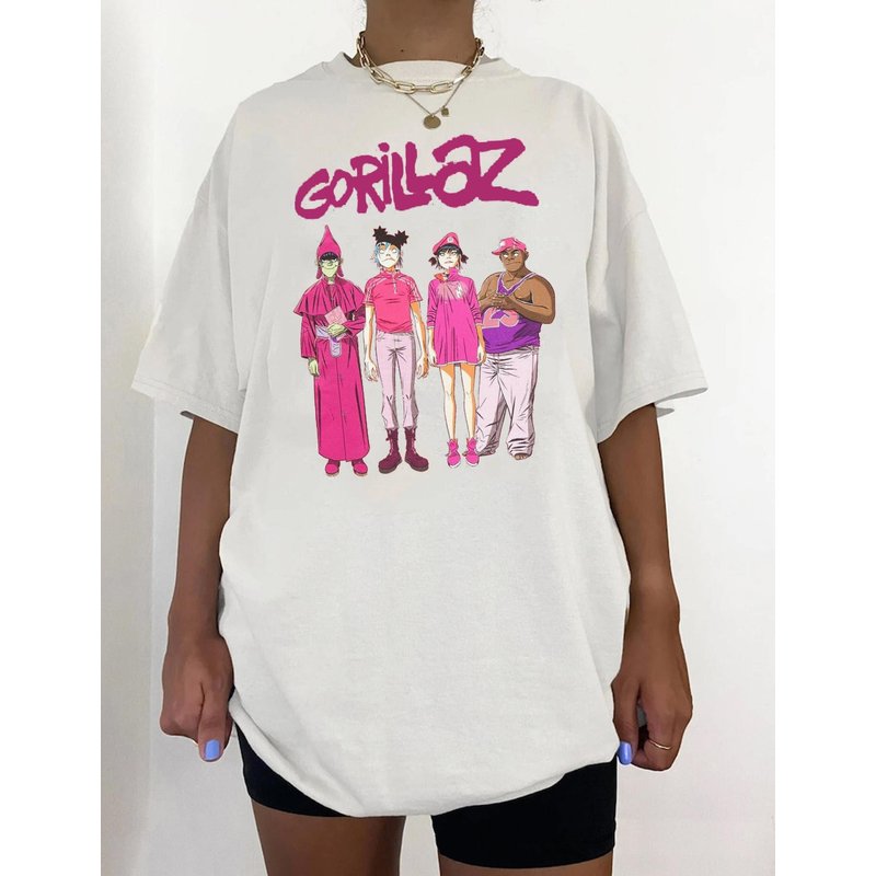 Vintage 90s Gorillaz T Shirt — T-shirts pour hommes