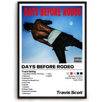 Travis Scott - Days Before Rodeo Poster